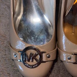 Michael Kors Nude Patent Leather Heels